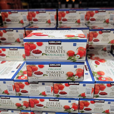 Image of Kirkland Signature Organic Tomato Paste 12-Pack - 12 x 156 Grams